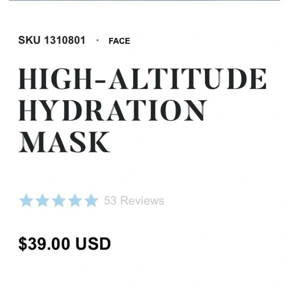 Flight Mode Skincare High Altitude Hydration Mask - Picture 10 of 10